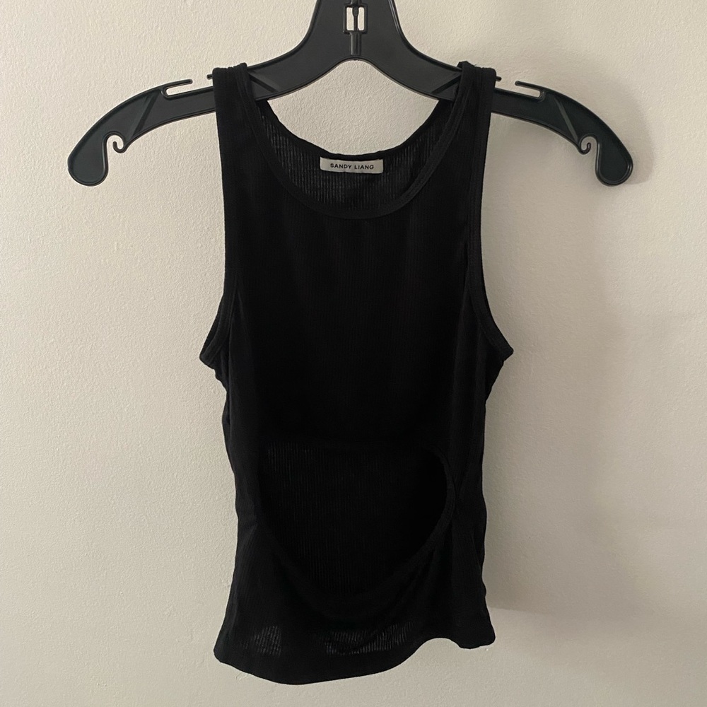 SANDY LIANG RIBLET TANK - XS